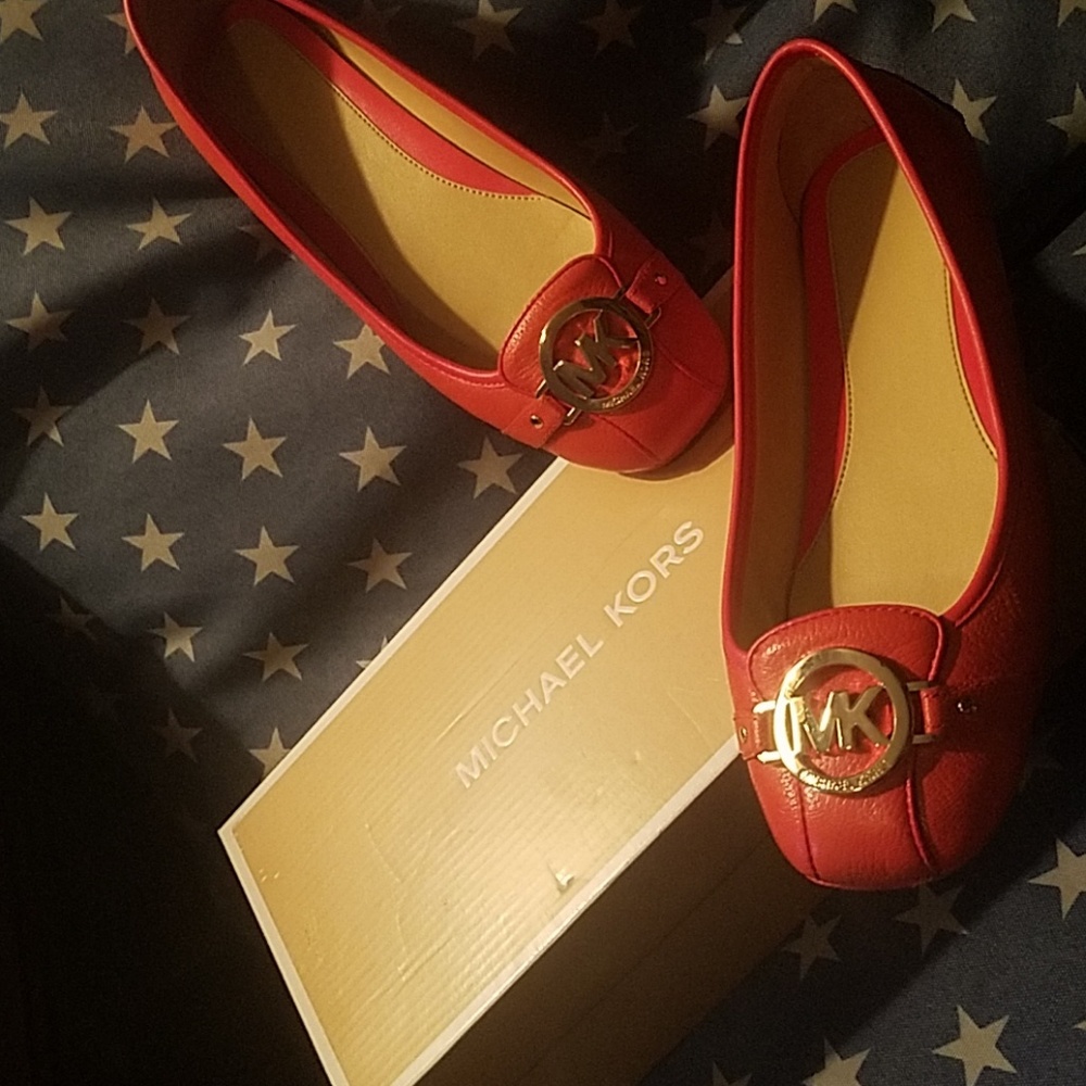 Michael Kors- FULTON MOC LEATHER Flats